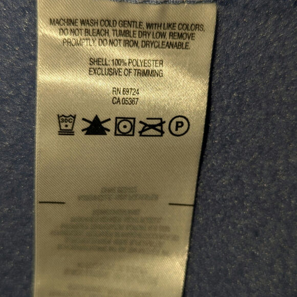 Columbia Jacket Women's Size Small Purple Fleece Full Zip Long Sleeve - Picture 8 of 8